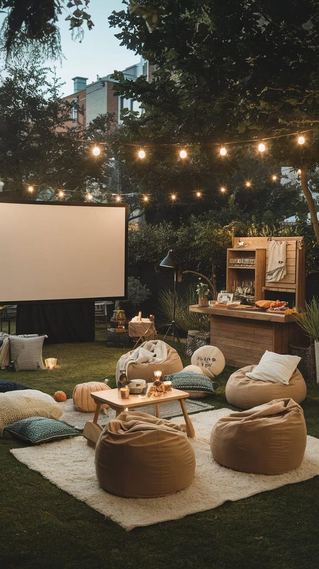 Backyard Movie Night Cinema