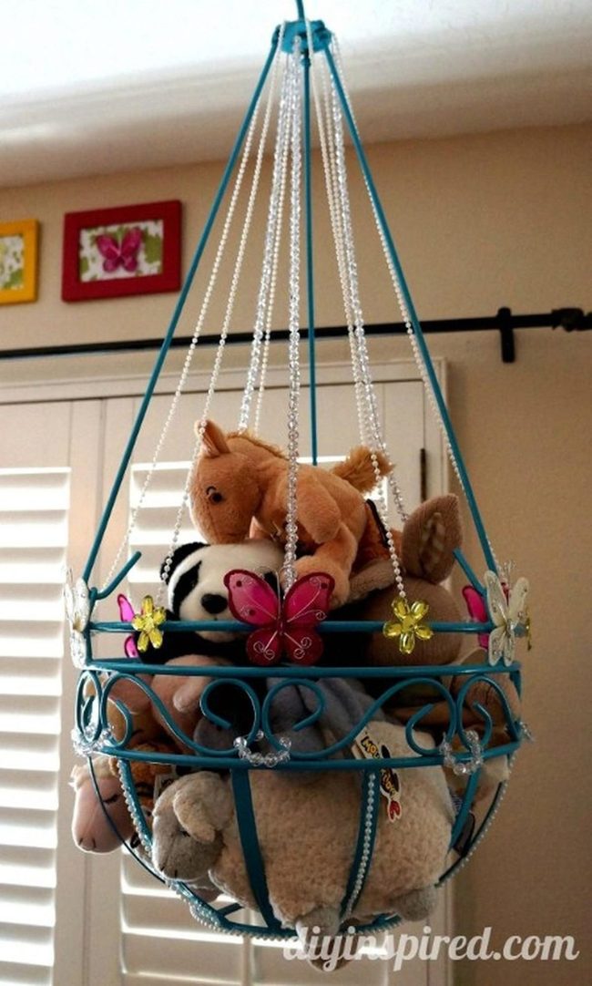 Ceiling-Mounted Toy Storage Solutions