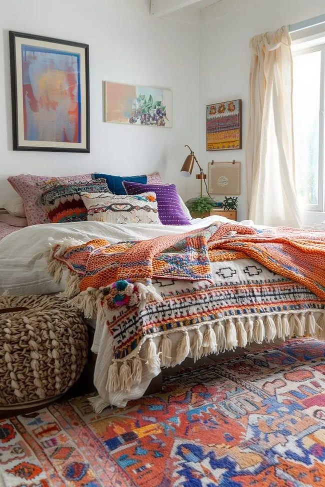 Layered Rugs, Personality Pillows