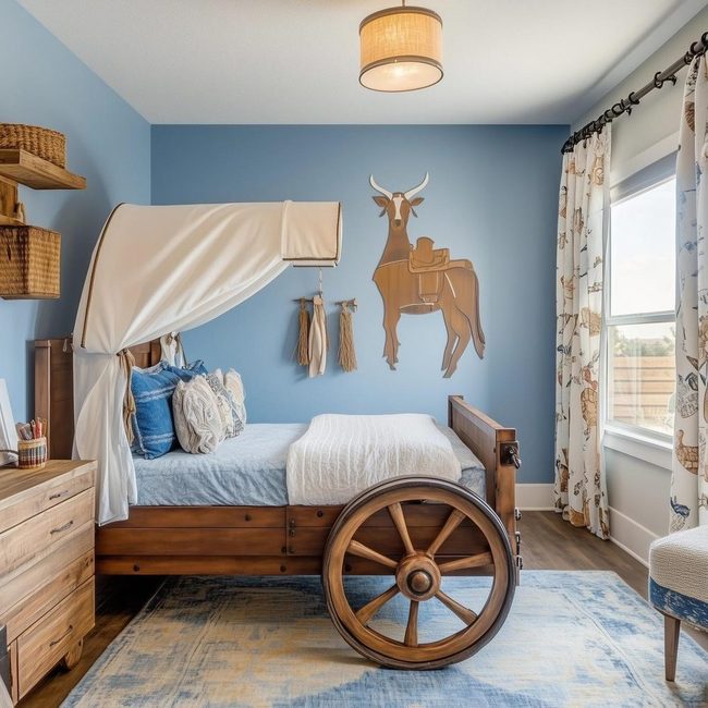 Weathered Maple Cowboy Bunkhouse