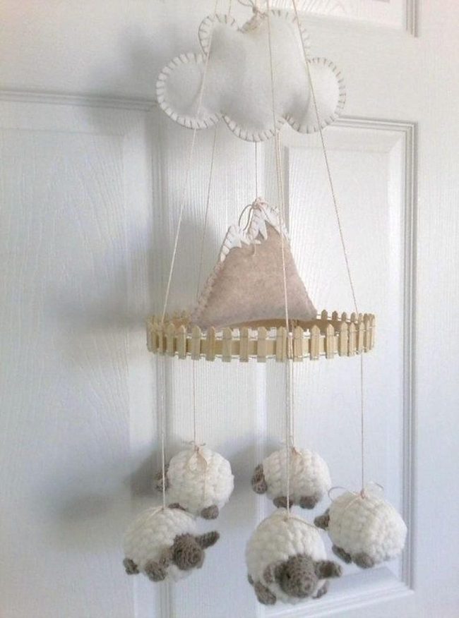 Wool Sheep Cloud Mobile