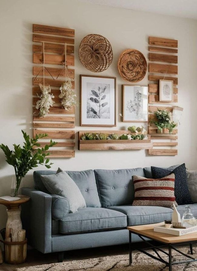 Reclaimed Hardwood Shiplap Walls