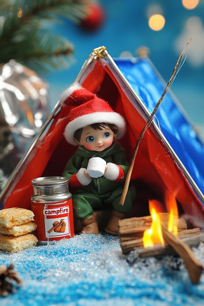 Tiny Elf Camping Adventure