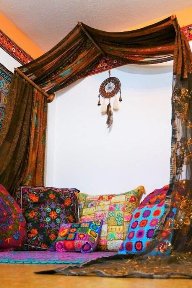 Embroidered Gauze Tent Sanctuary