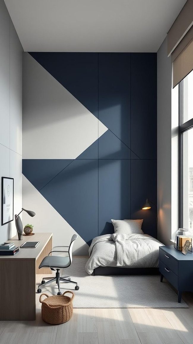 3D Wood Panels Modern Depth