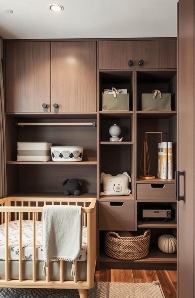 Natural Baskets Hide Baby Essentials