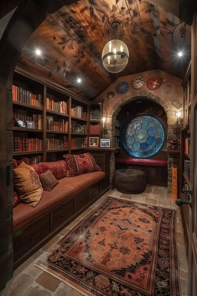 Wizard'S Library Reading Nook