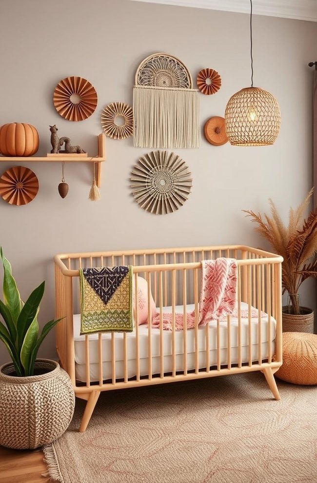 Handmade Pieces Meet Japandi Nursery
