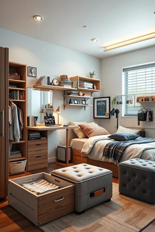 Hidden Storage Solutions for Small Spaces