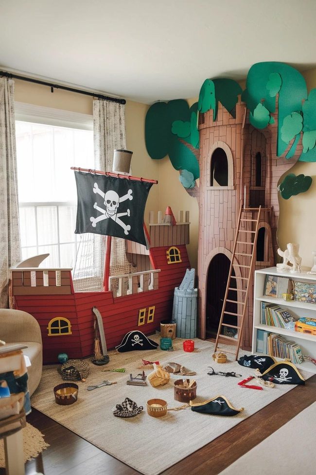 Jungle-Themed Play Zone With Personality
