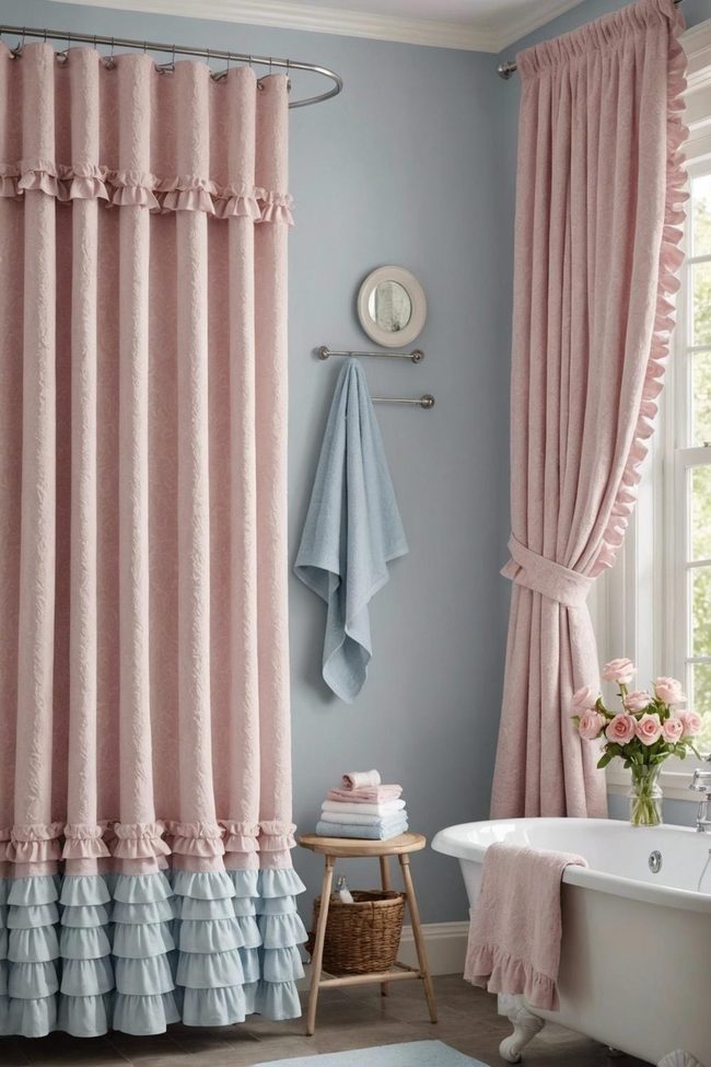 Pink Plush Towels and Lace
