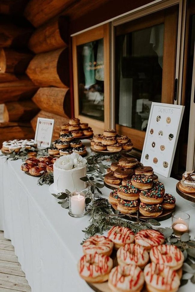 Rainbow Donuts, Wooden Warmth