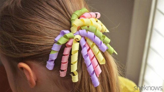 Neon Spiral Hair Curlers