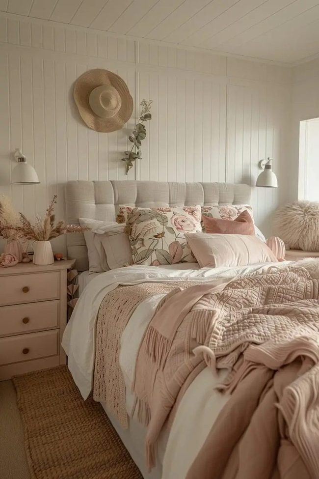 Blush Wood Bedroom Sanctuary