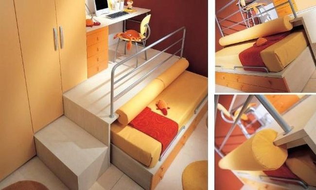 Sunny Loft Bed With Smart Storage