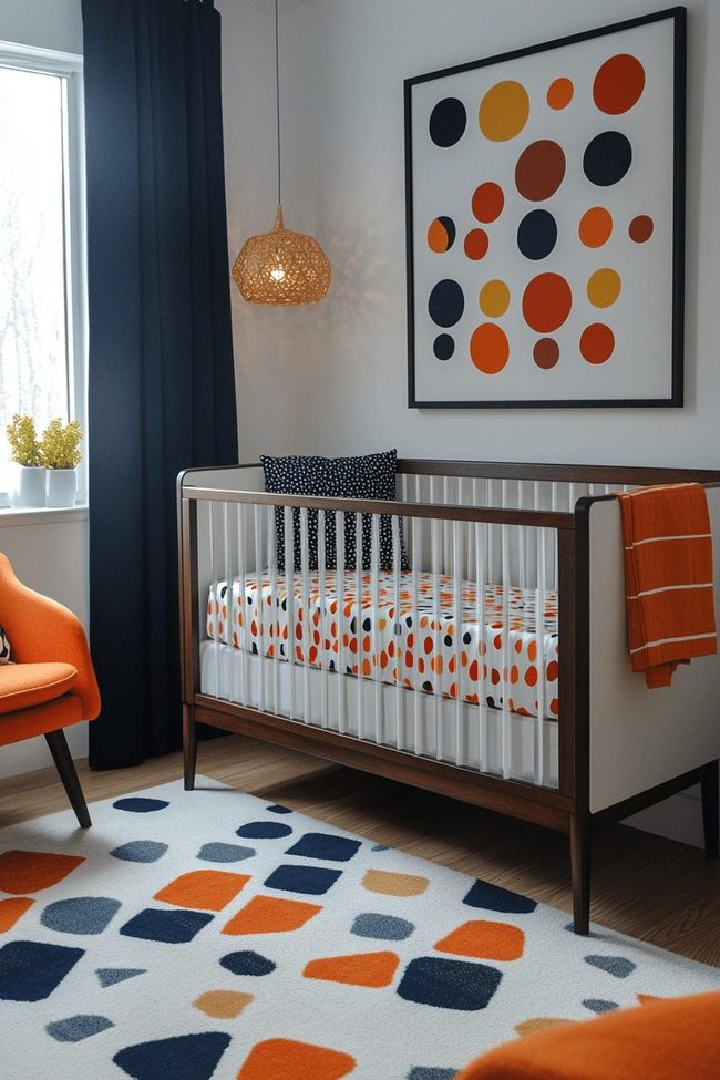 Radiant Geometric Patterns Girls Room