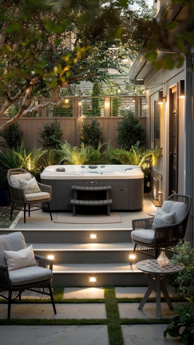 Hot Tub Spa Garden Retreat