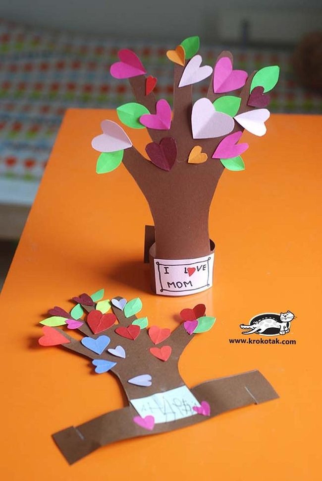 Brown Paper Love Tree