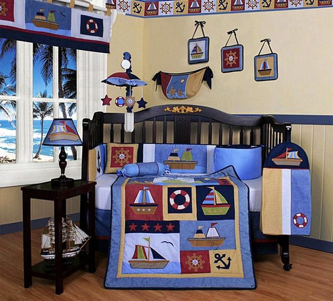 Blue Sailboat Nursery