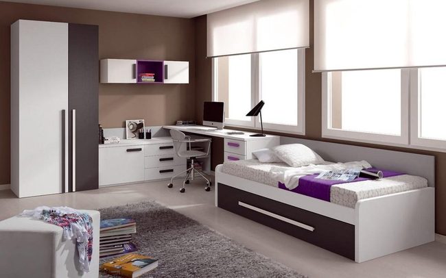 Purple Throw, White Serenity
