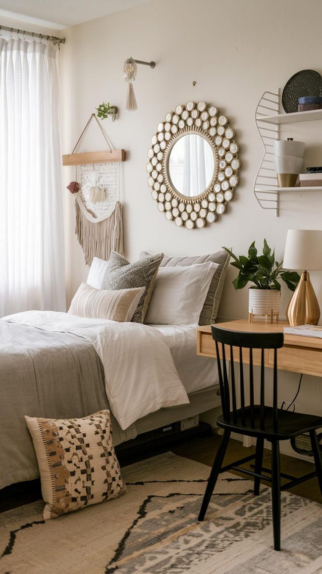 Embroidered Pillows With Tassel Details