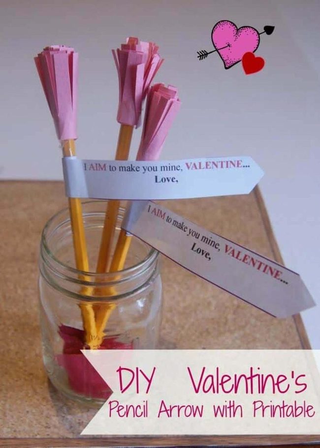 Red Arrow Pencil Cupids