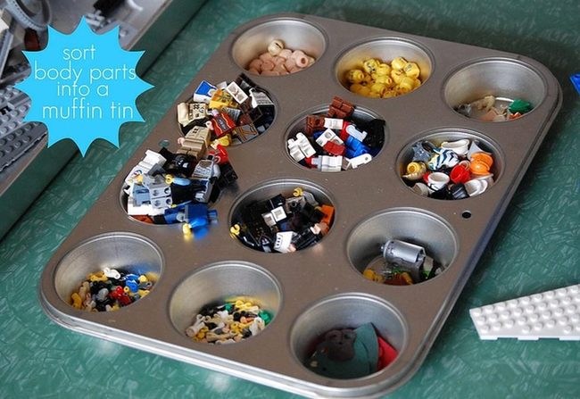 Sorted Lego Tin Collection