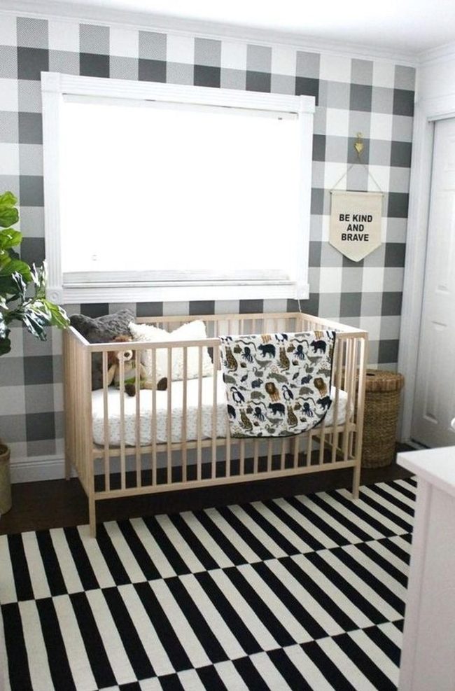 Checkered Walls Baby Retreat