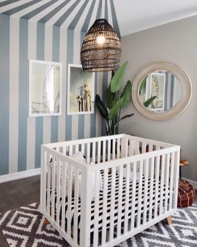 Blue Stripe Nursery Sanctuary
