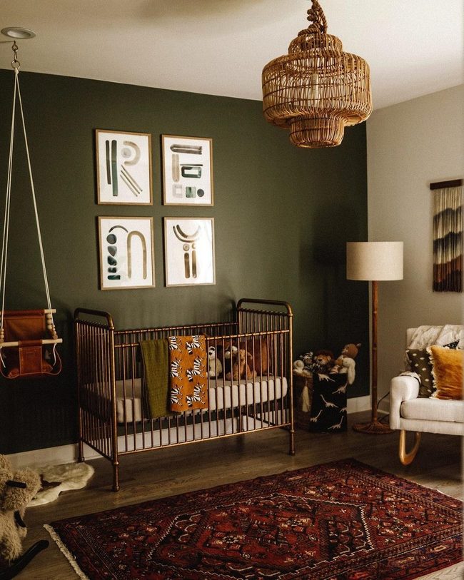 Deep Green Wooden Nursery
