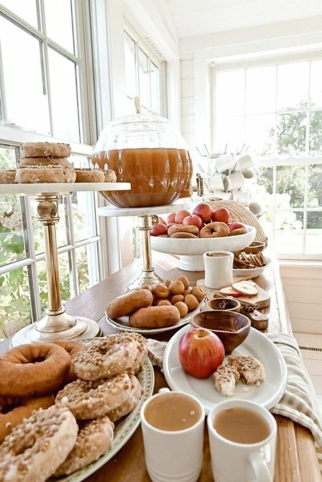 Sunlit Wooden Breakfast Nook