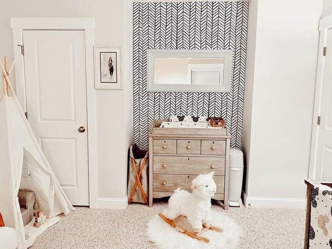 Black and White Chevron Nursery