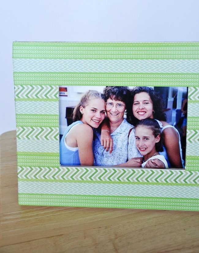 Colorful Washi Tape Frames