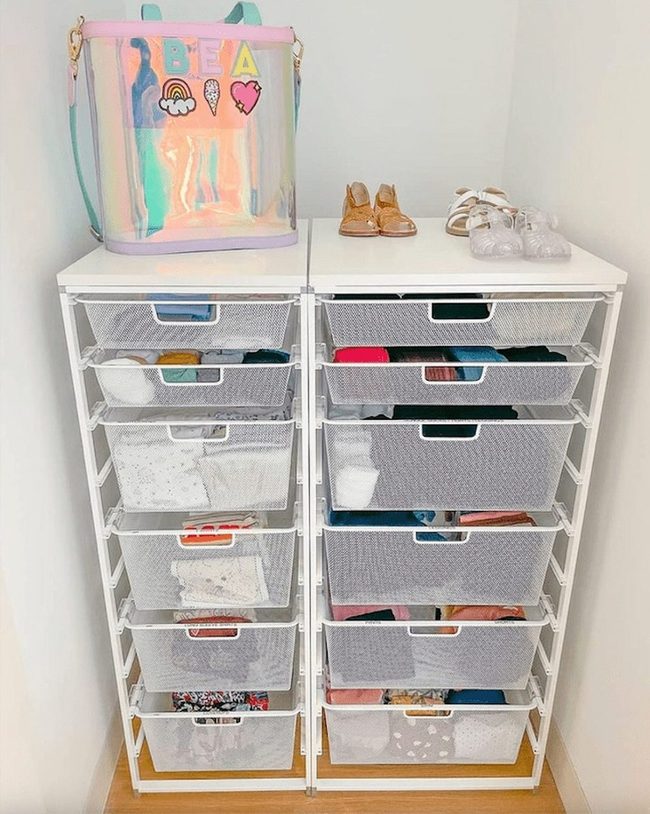 Closet Donation Bin System
