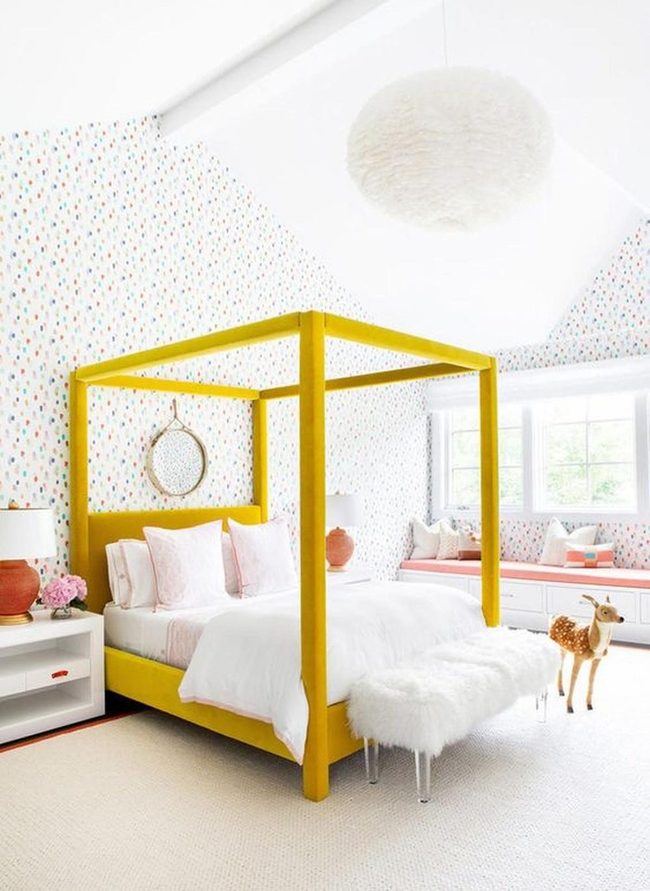 Yellow Bed Sunshine Room