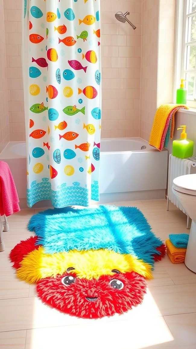 Cartoon Character Bath Mat Brilliance