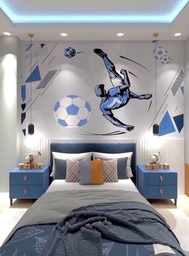Soccer Goal Bedroom Graphics