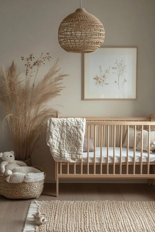 Woven Light Natural Nursery