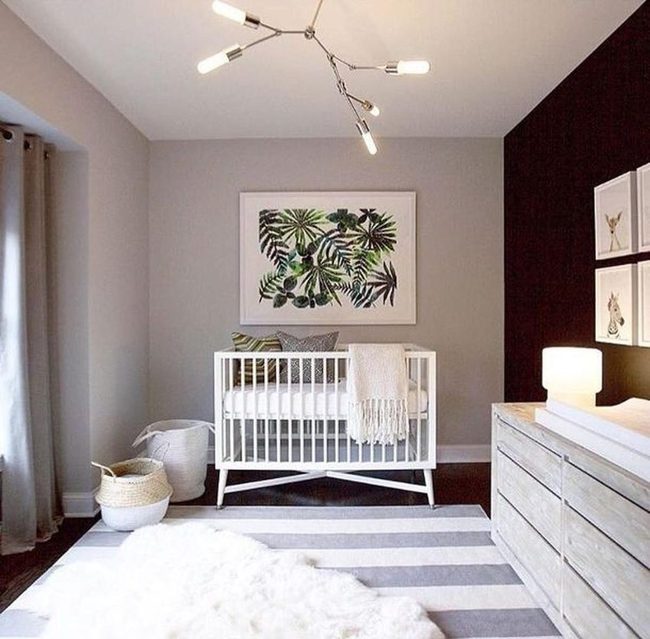 Purple And Gray Nursery Calm