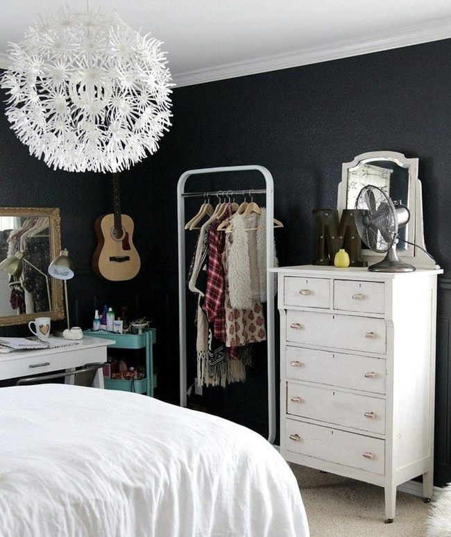 Black White Room, Cute Dresser