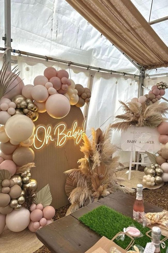 Pink Gold Baby Celebration