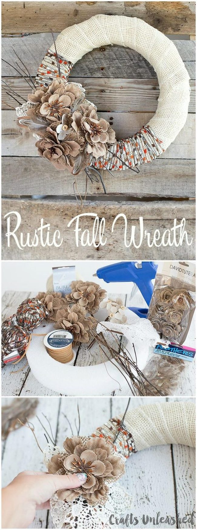 Burlap Autumn Layers