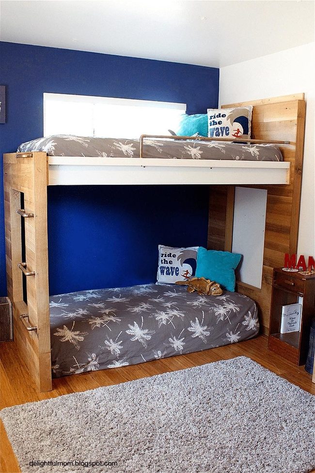 Blue Wave Bunk Bedroom