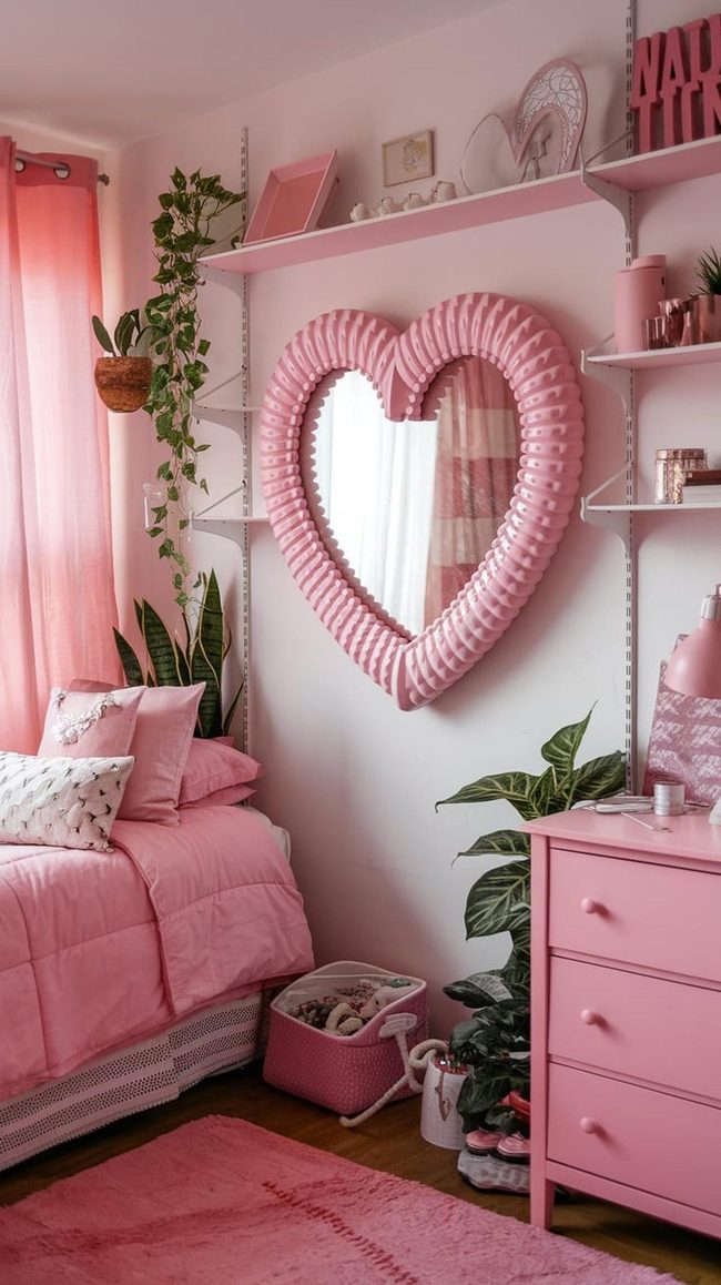 Pink Paper Layers Wall Art