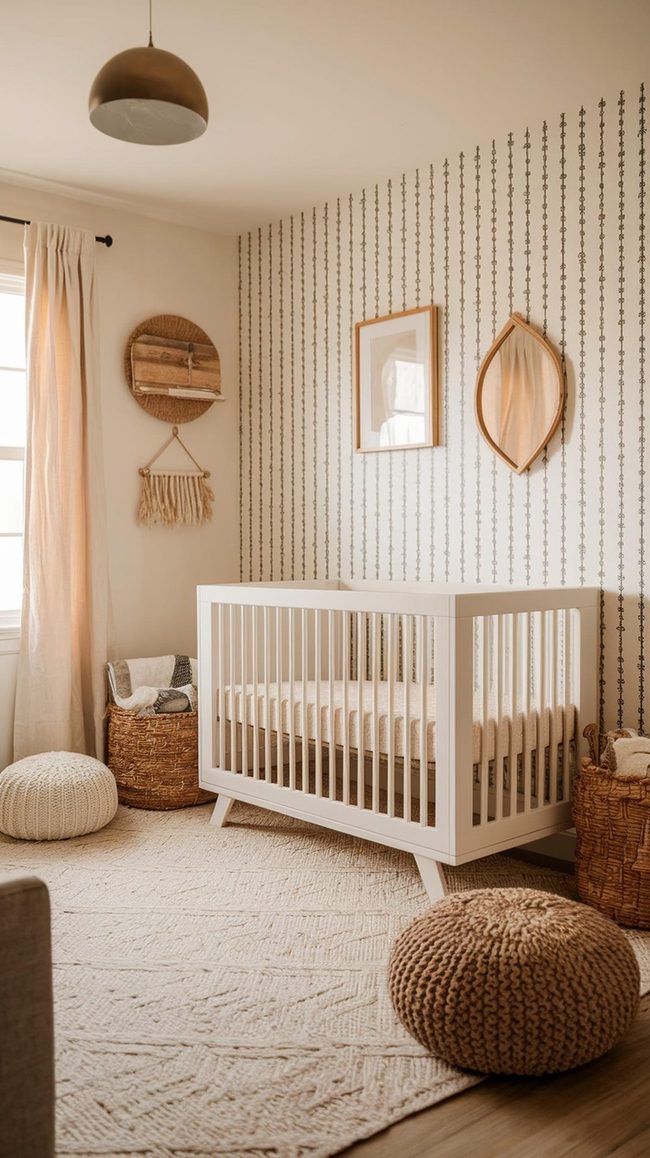 Hand-Painted Walls Budget Nursery