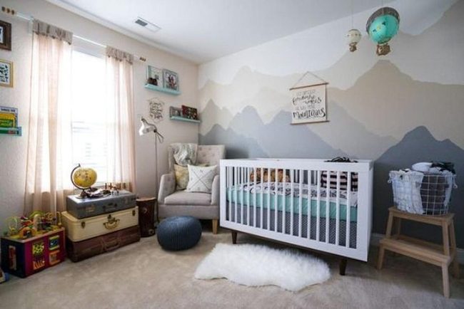 White Crib, Teal Mountains