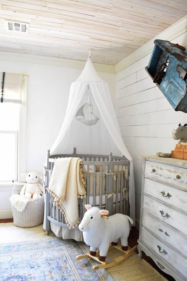 White Canopy Nursery Dreams