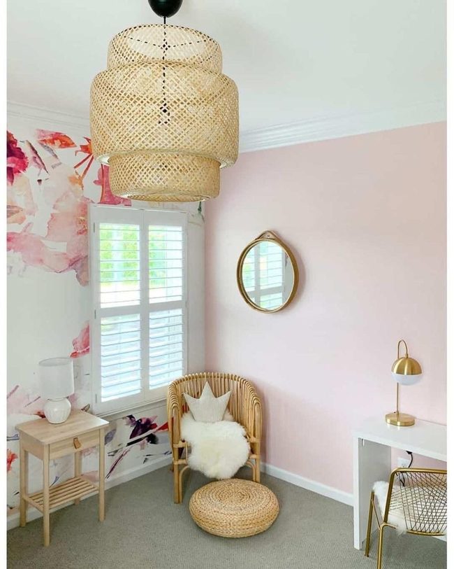 Brass and Blush Girl's Workspace