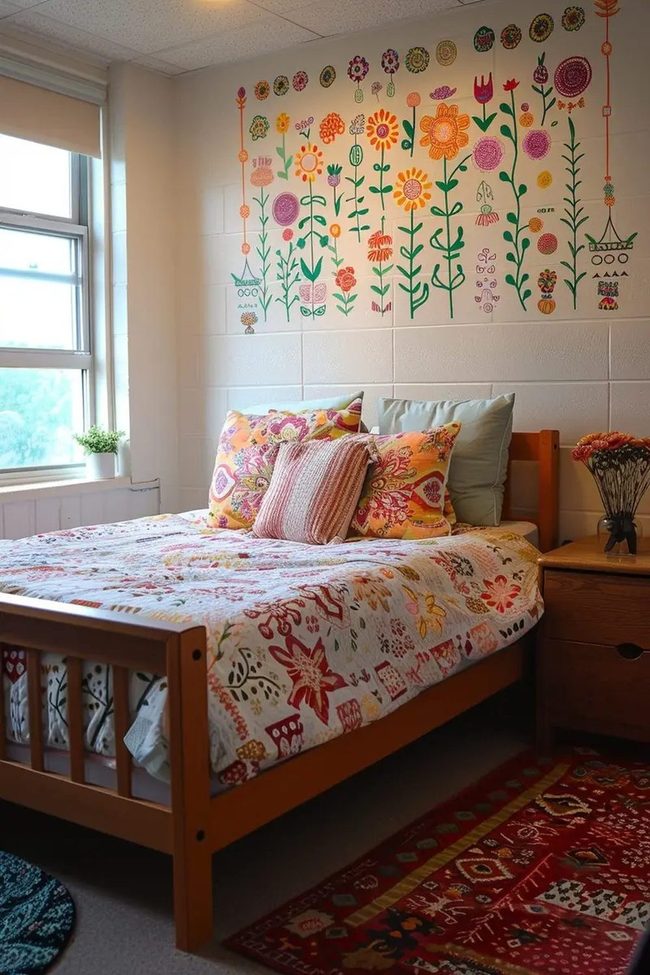 Blooming Wall Garden Bedroom