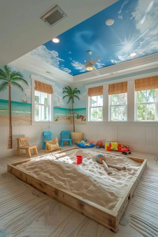 Indoor Beach Sandbox Paradise